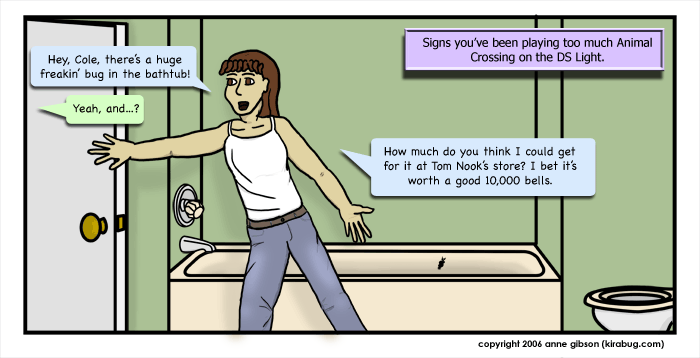 Though the really confusing part was when Tank moved into both my town and Nighthawk's and there were two Tanks.