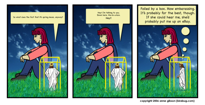 Marin and Jesus chat.