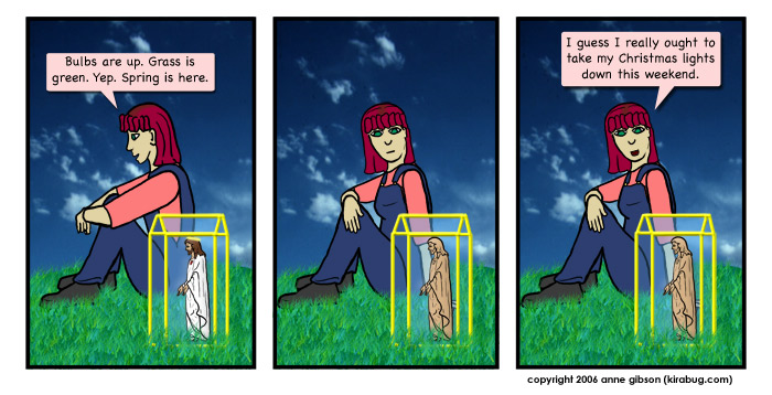 Marin and Jesus chat.