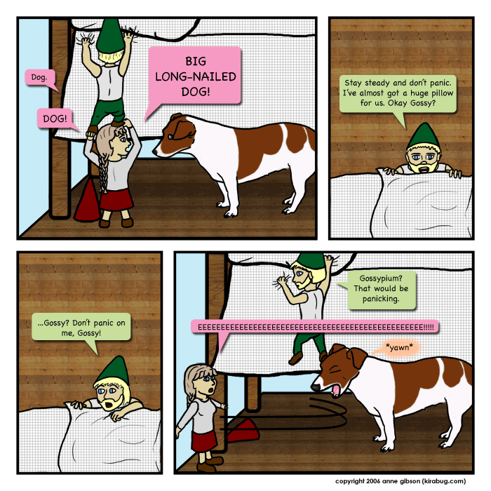 I don't think Daisy's ever been called a big dog before.