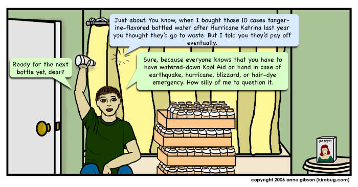 That can't be a good mix of chemicals.