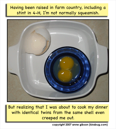 At least the yolks were separate.