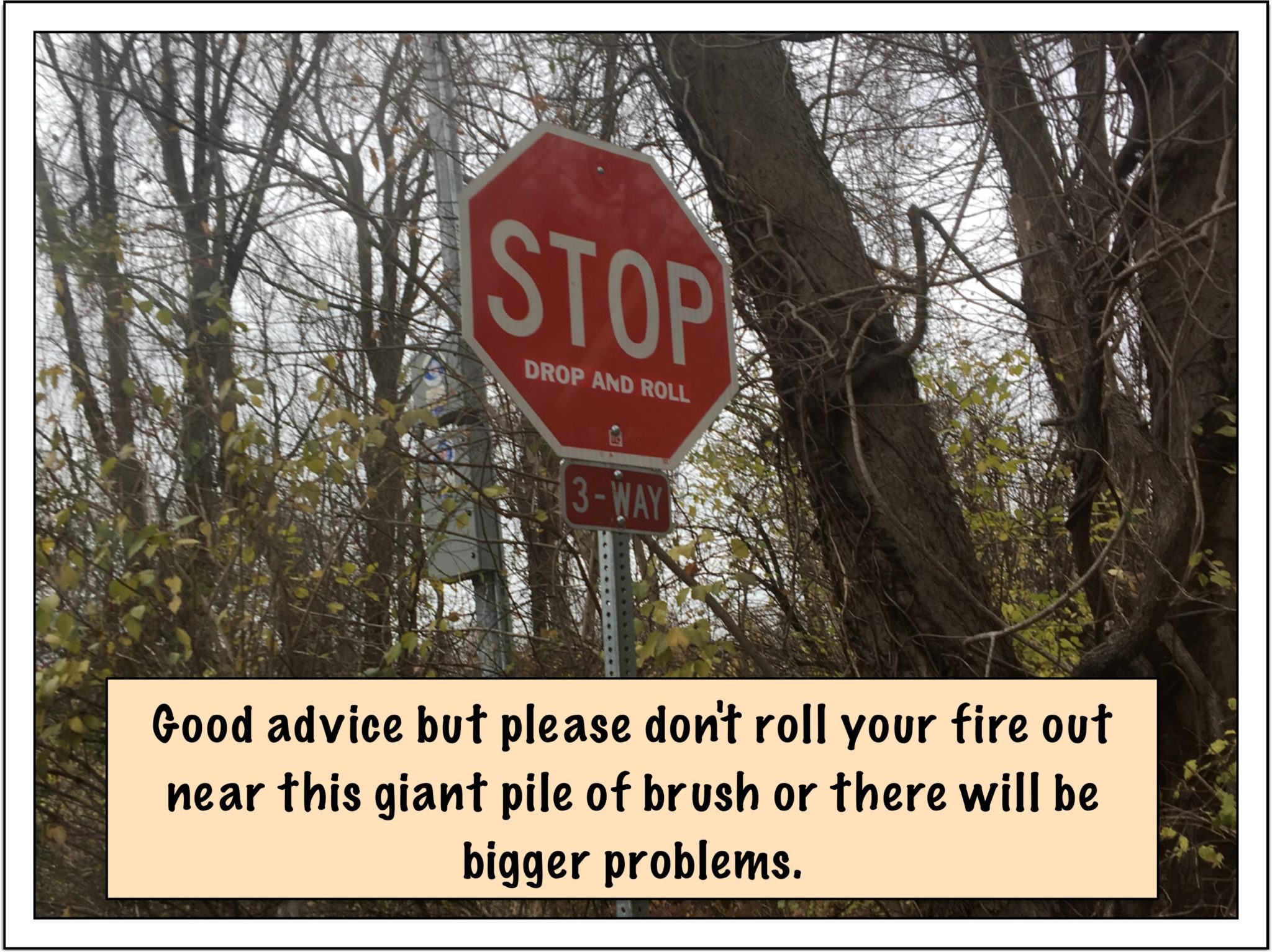Stop drop and roll? In my car?